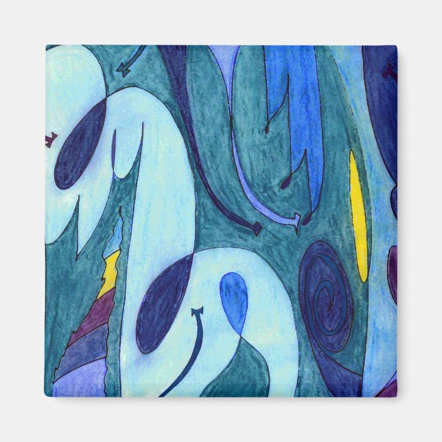 Íman Fumos azuis (Frente)