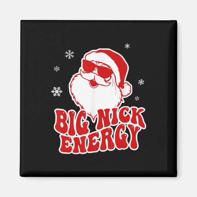Íman Fun Christmas Big Nick Energy Santa Naughty Adult  (Frente)