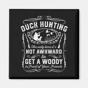 Íman Fun Duck Hunting Vintage Woodie Hunter Friends Gif