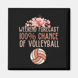 Íman Fun Volleyball Weekend Forecast Volleyball Boho Fl