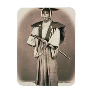 Íman Funcionário judicial ou samurai japonês, c.1870s