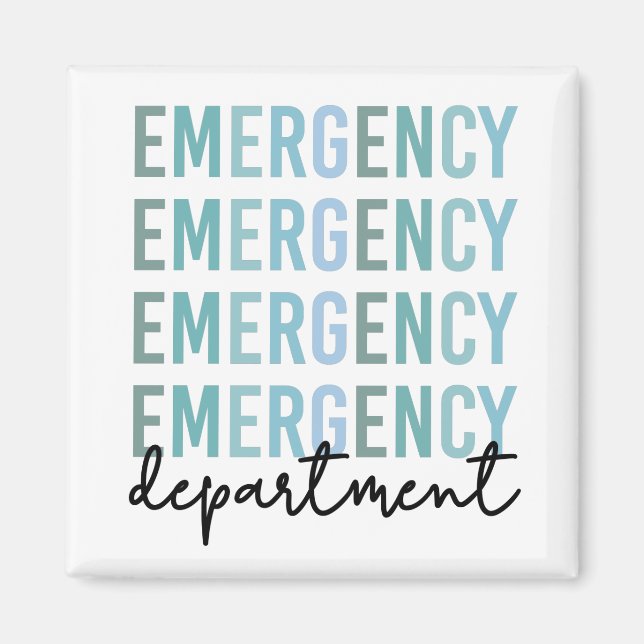 Íman Funcionarios ER do Departamento de Emergência | En (Frente)