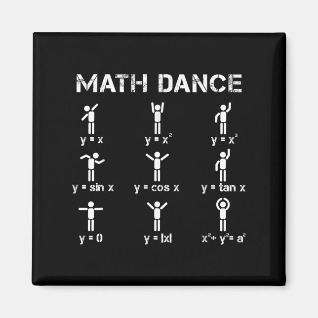 Íman Funções algébricas da dança matemática Camisa de p (Frente)