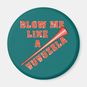 Íman Funda-me como camisetas engraçadas de um Vuvuzela