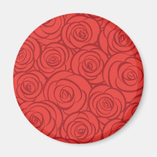 Íman Fundo abstrato das rosas vermelhas