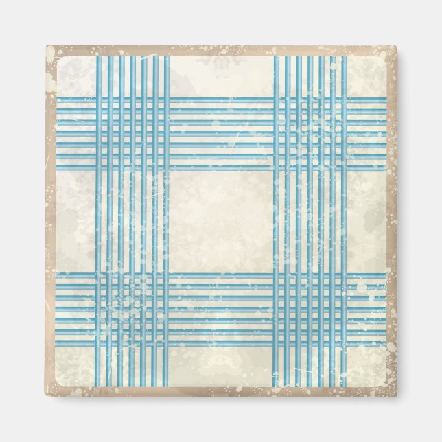 Íman fundo abstrato retro (Frente)
