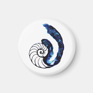 Íman Fundo customizável do preto do órfão do tatuage