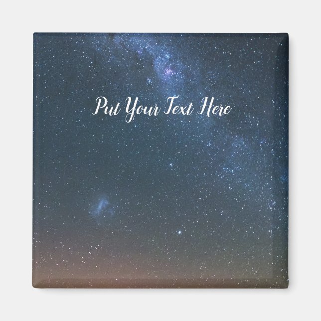 Íman Fundo da Via Látea | Estrelas do Céu Noturno (Frente)