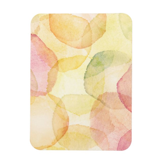 Íman Fundo de abstrato projetado com aquarela (Vertical)