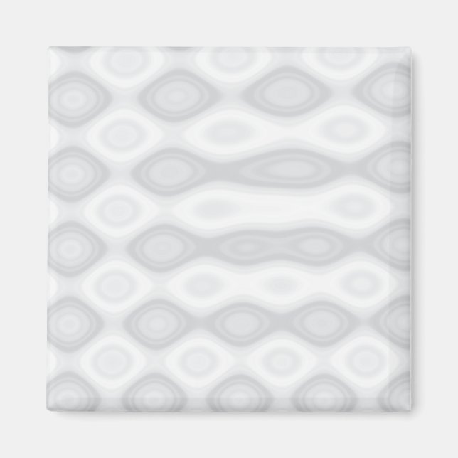 Íman Fundo de aparência do aço escovado com prata (Frente)