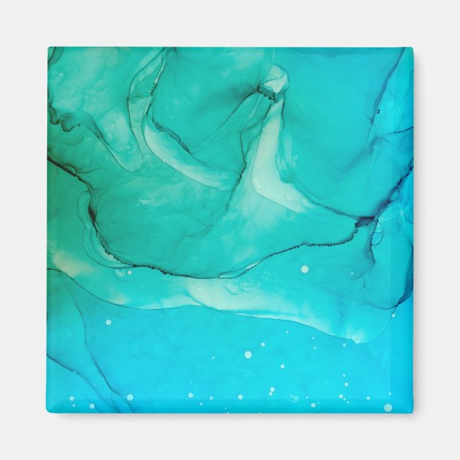 Íman Fundo de Arte de Abstrato de Belas Artes Pintadas (Frente)