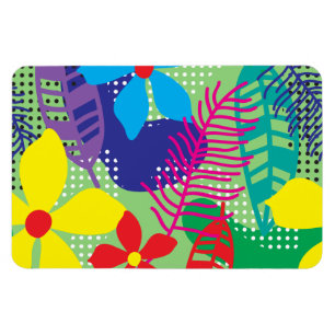 Íman Fundo de flores coloridas