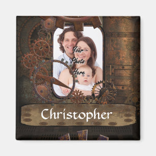 Íman Fundo de fotos Steampunk