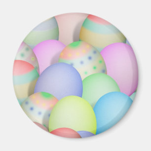 Íman Fundo de Ovos de Páscoa Colorido