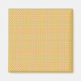 Íman Fundo do Círculo Amarelo e Laranja Vibrante