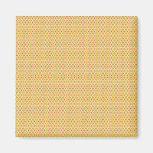 Íman Fundo do Círculo Amarelo e Laranja Vibrante