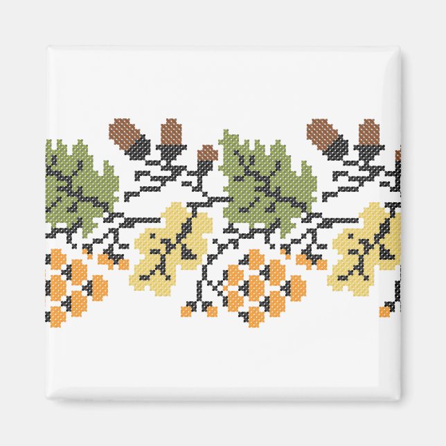 Íman Fundo do outono de Oak (Frente)