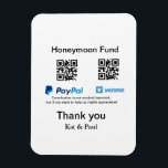 Íman Fundo Honeymoon PayPal Venmo obrigado de código QR<br><div class="desc">Para amantes da música como nós</div>
