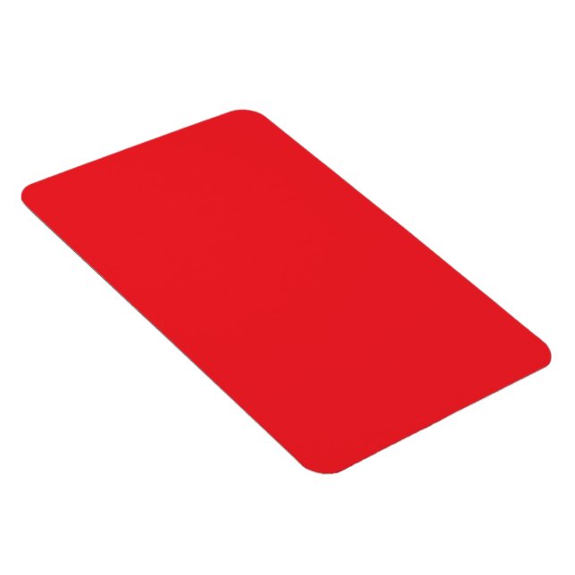 Íman Fundo Vermelho Sólido (Lado Direito)