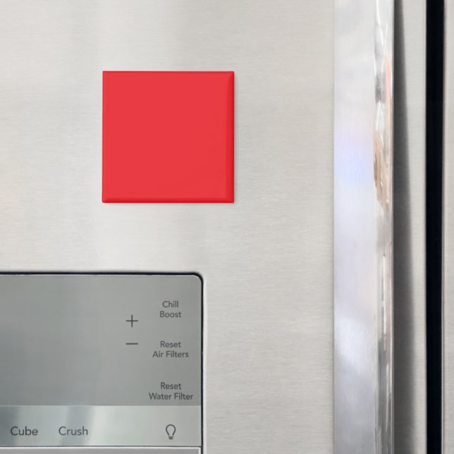 Íman Fundo Vermelho Sólido (In Situ (Fridge))