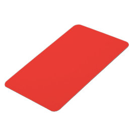 Íman Fundo Vermelho Sólido e Ousado