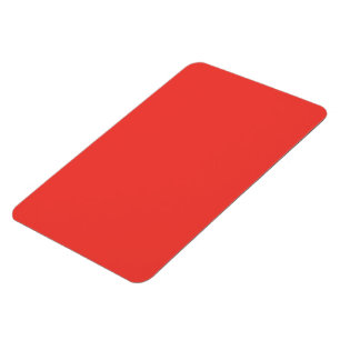 Íman Fundo Vermelho Sólido e Ousado