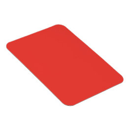 Íman Fundo Vermelho Sólido e Ousado