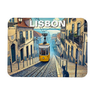 Íman Funicular de Lisboa Portugal Viagem Bica