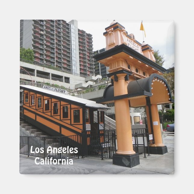 Íman Funky Los Angeles Centro Magnet! (Frente)