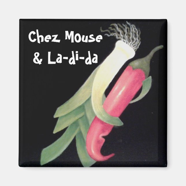 Íman Funky Veggie Personalizado (Frente)