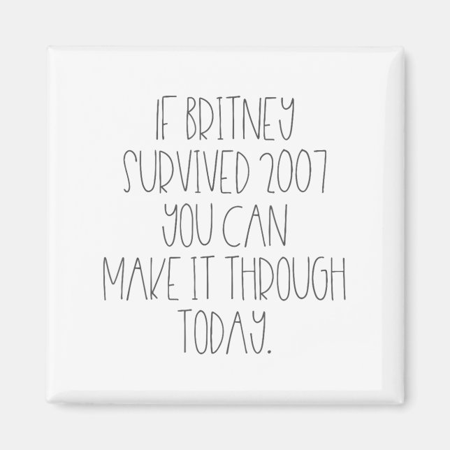 Íman Funny 2007 Britney Motivational  (Frente)