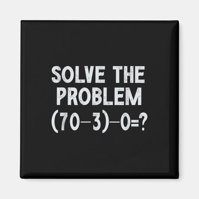 Íman Funny 67 Meme Pemdas Elementary Math Teacher Brain (Frente)