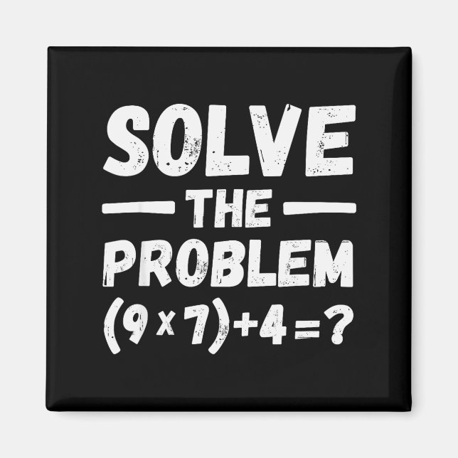 Íman Funny 67 Meme Pemdas Elementary Math Teacher Humor (Frente)