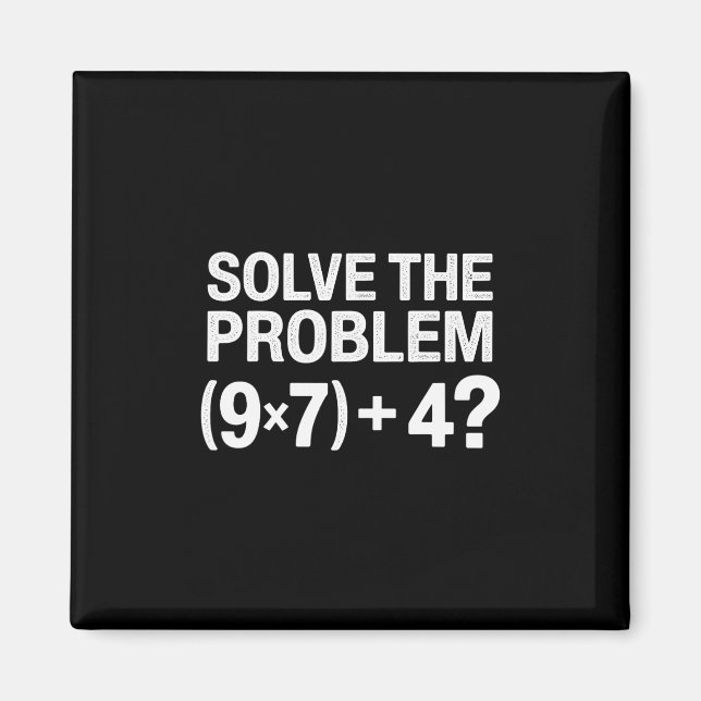 Íman Funny 67 Meme Pemdas Math Teacher Brainrot Element (Frente)