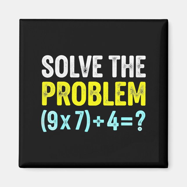 Íman Funny 67 Meme Six Seven Math Teacher Brain-rot Jok (Frente)