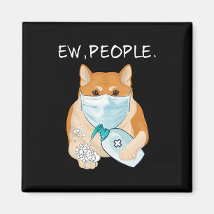 Íman Funny Akita Inu Ew Pessoas Presente para o propr