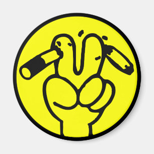 Íman Funny Anti Smoking ⚠ Sinal Tailandês ⚠