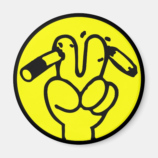 Íman Funny Anti Smoking ⚠ Sinal Tailandês ⚠ (Frente)