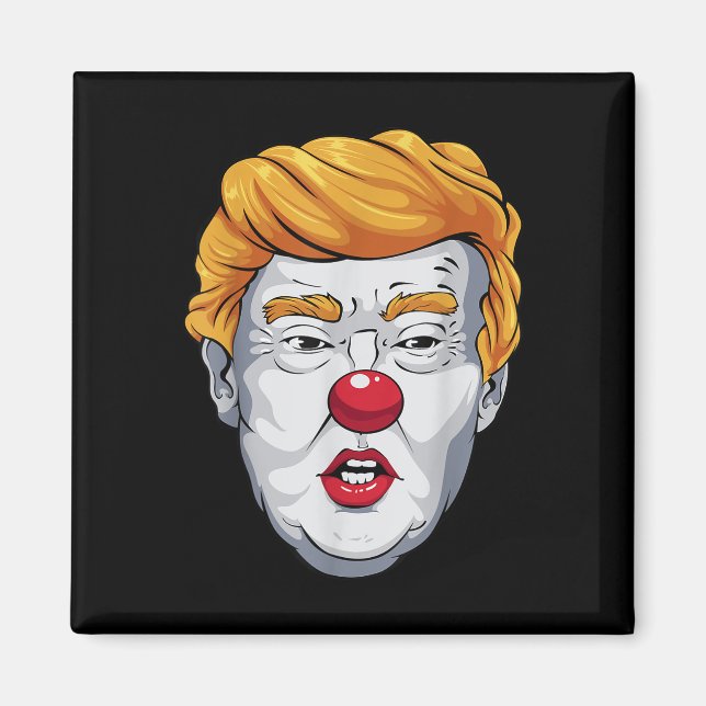 Íman Funny Anti Trump Palhaço Eleitoral 2024 (Frente)