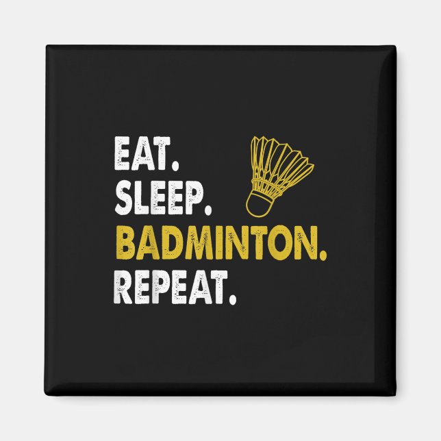 Íman Funny Badminton Shuttle Novelty Tee  (Frente)