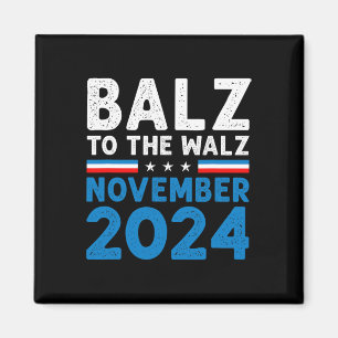 Íman Funny Balz Para Walz Kamala Harris Tim Walz 2024