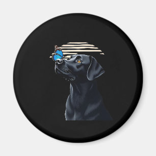 Íman Funny Black Labrador Retriever Lab Proprietário De