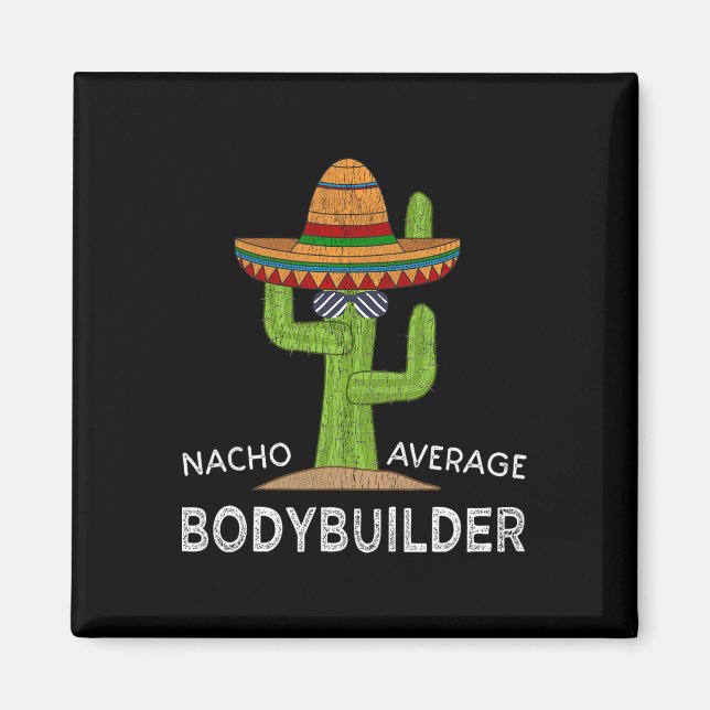 Íman Funny Bodybuilder Bodybuilding (Frente)