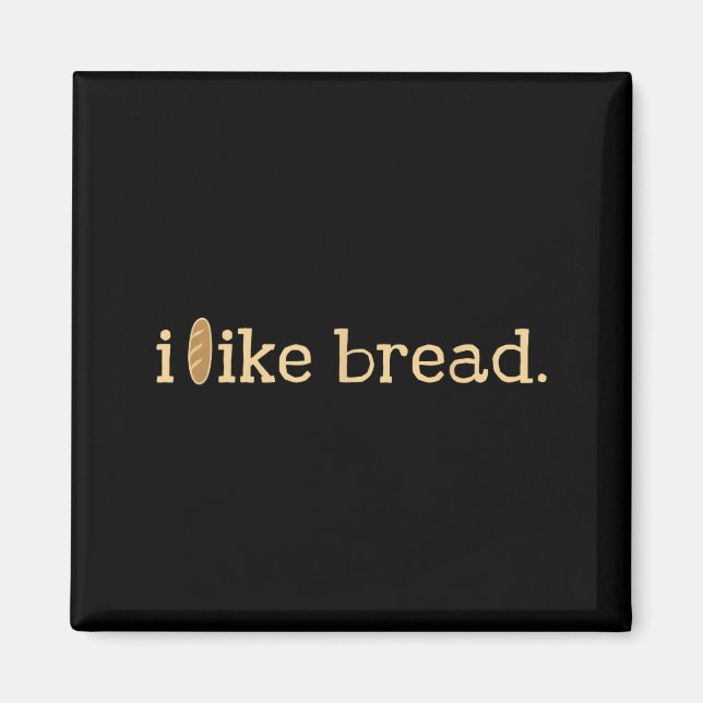 Íman Funny Bread Lover Minimalist Sourdough Baking  (Frente)