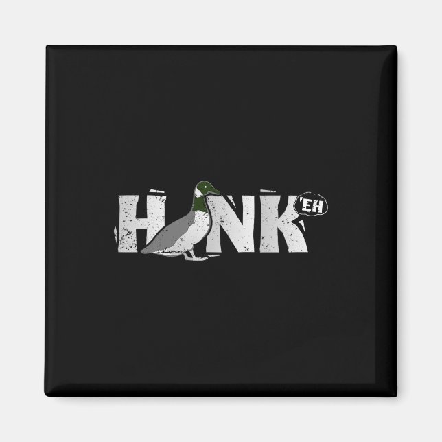 Íman Funny canadense Goose Geese Honk North Bird Huntin (Frente)