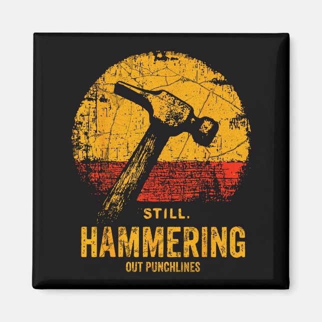 Íman Funny Carpenter Still Hammering Out Punchlines Vin (Frente)