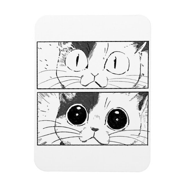 Íman Funny Cat Design (Vertical)