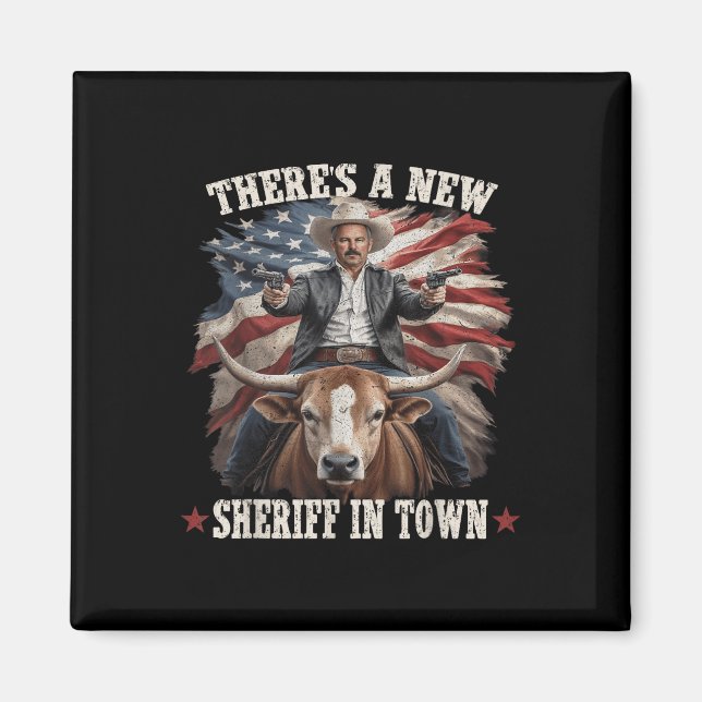 Íman Funny Chad Bianco Cowboy Bianco Para O Gov Da Cali (Frente)