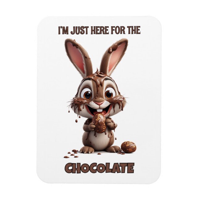 Íman Funny Easter Bunny – Cute & Playful Easter Design (Vertical)