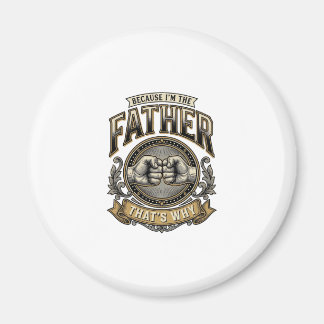 Íman Funny Father Fist Bump Vintage Engraving Shirt Des